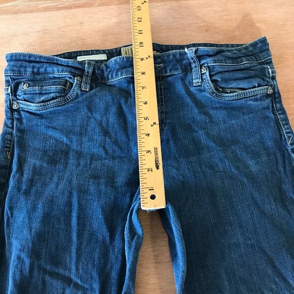 Kut from the Kloth Diana Skinny Jeans Women 12 Blue Mid Rise Dark Wash Stretch - Picture 8 of 12